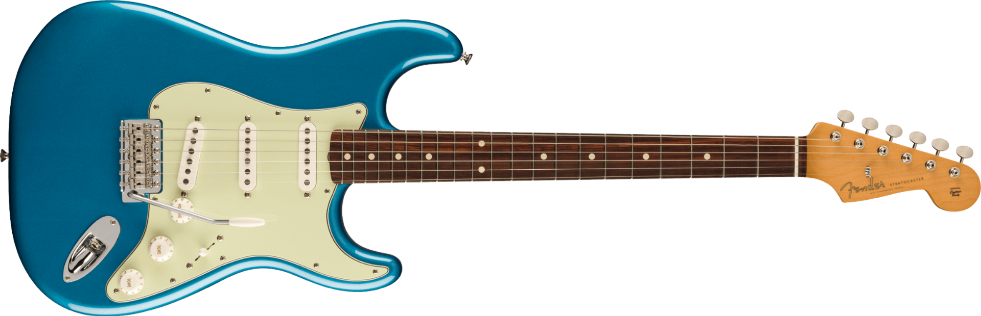 Fender Vintera II '60s Stratocaster, Rosewood Fingerboard in Lake Placid Blue