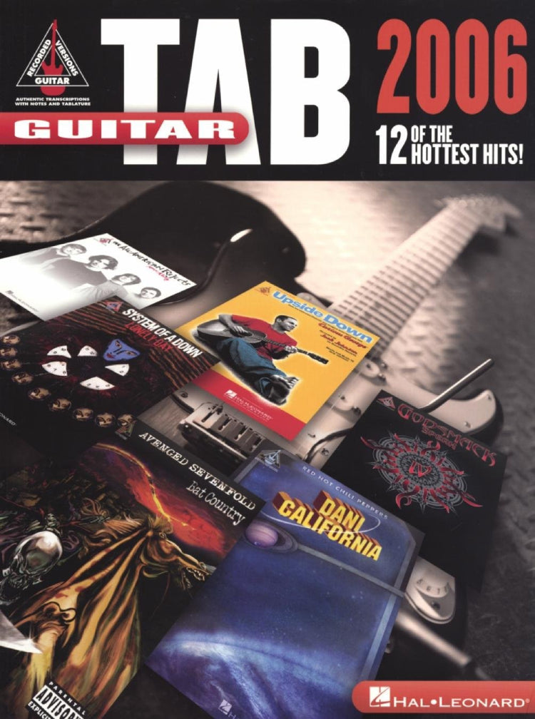 Guitar TAB 2006 12 Of The Hottest Hits