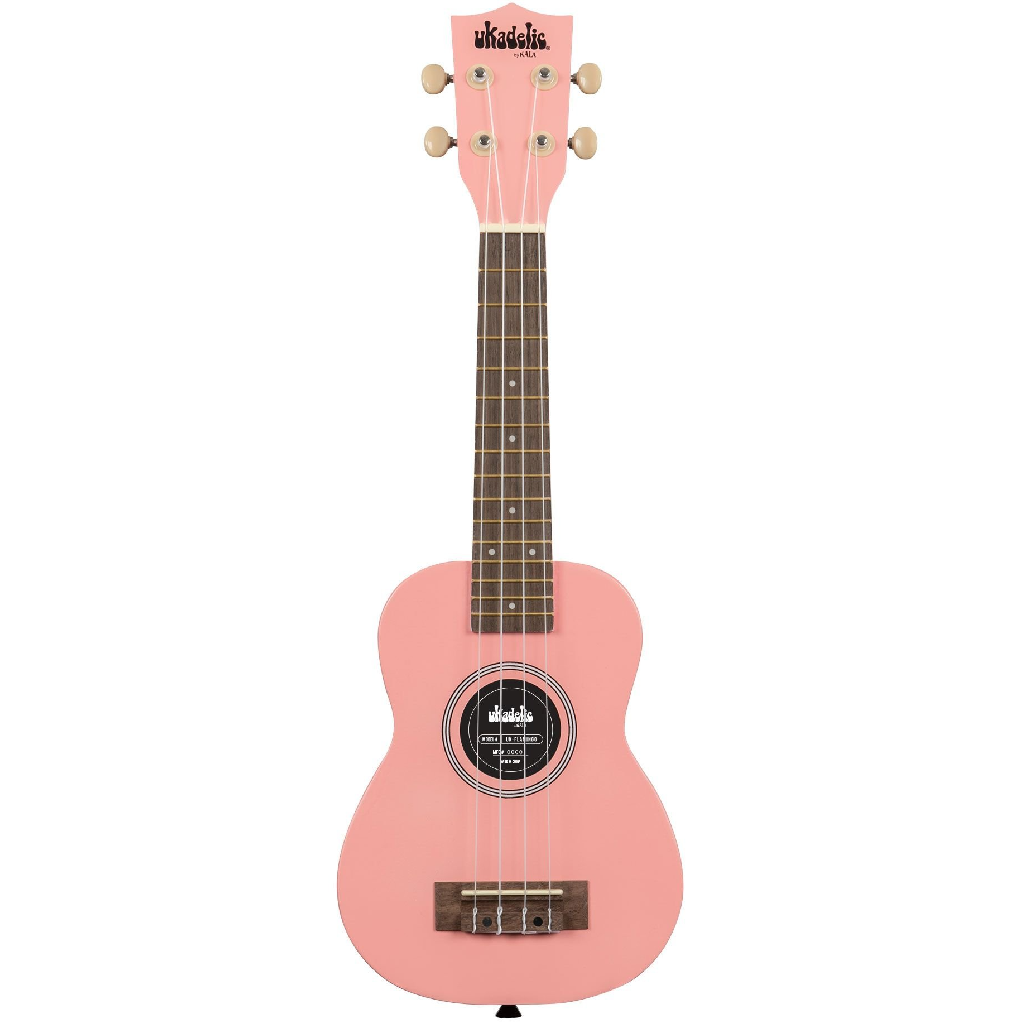 Kala Ukadelic Soprano Ukulele in Flamingo