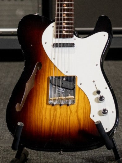 Fender Custom Shop Limited Edition '50s Telecaster Thinline Journeyman Relic with Closet Classic Hardware in Wide-Fade 2-Color Sunburst