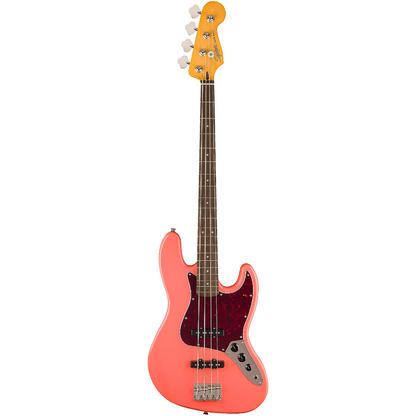 Squier Classic Vibe '60s Jazz Bass Guitar in Tahitian Coral