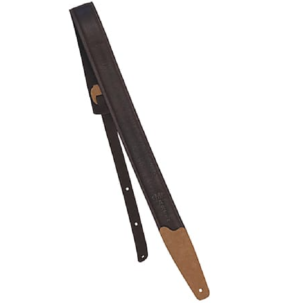 Martin Premium Embossed Leather Strap in Dark Brown