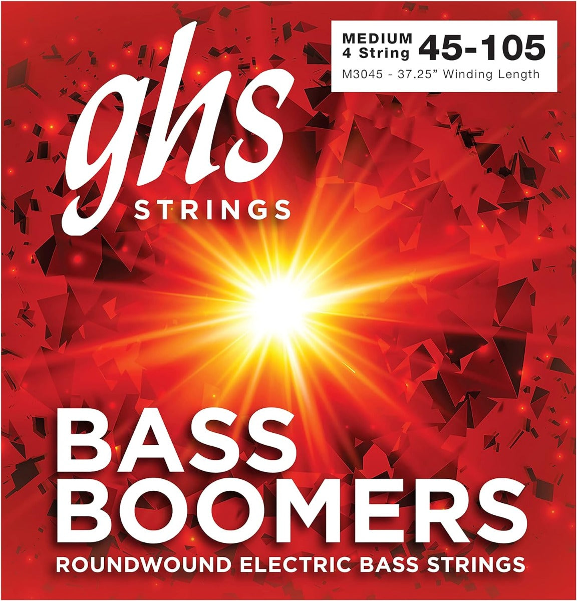 GHS M3045 4 String Bass Boomers Guitar Strings 45-105 Gauge