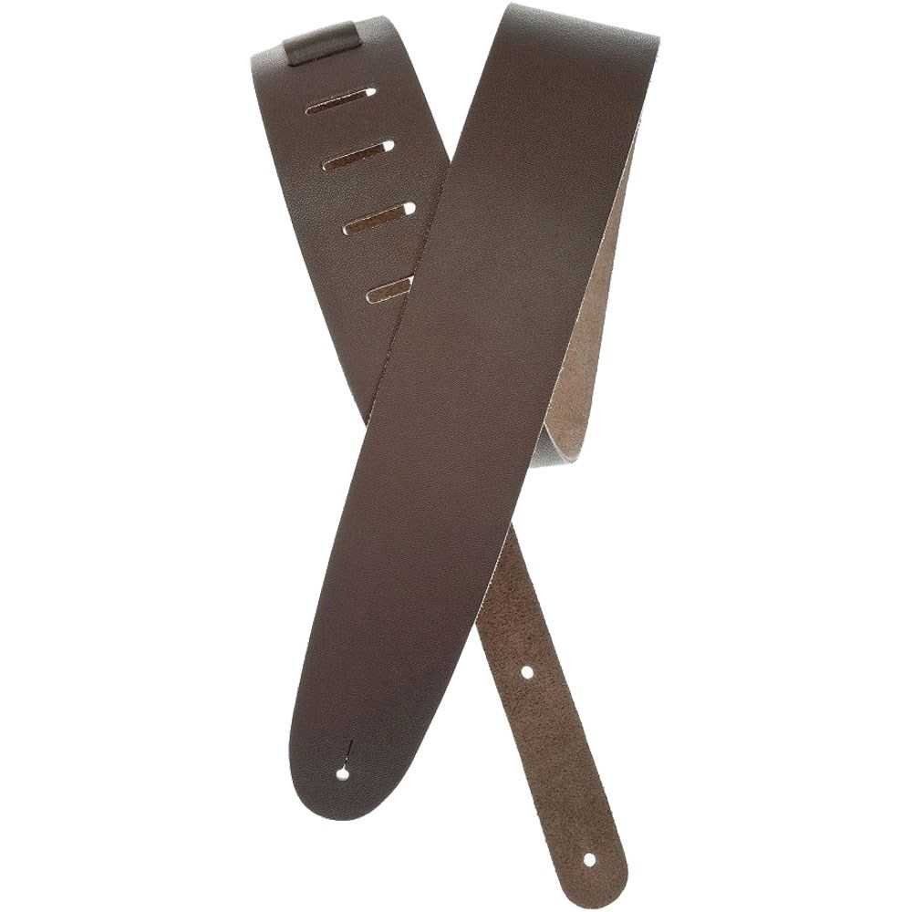 D'Addario Basic Classic Leather Guitar Strap in Brown