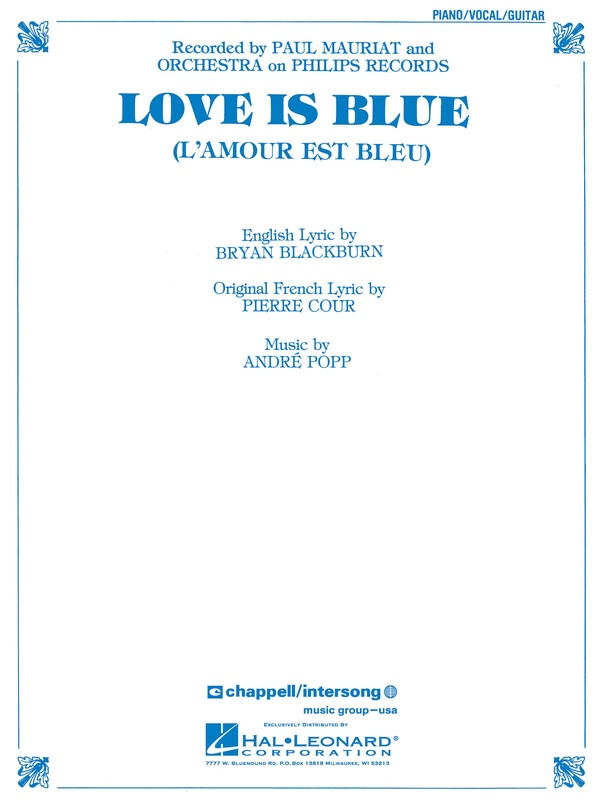 Love Is Blue L'Amour Est Bleu PVG S/S