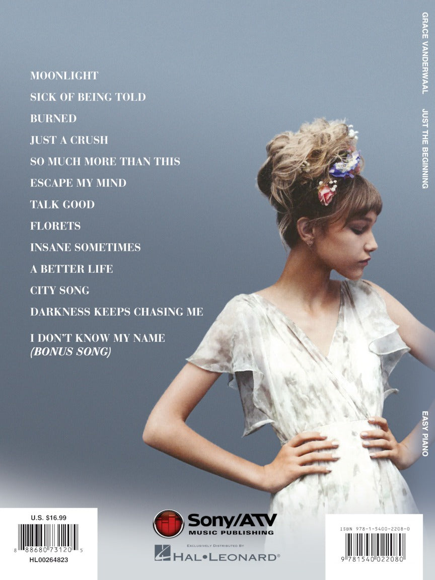 Grace Vanderwaal Just the Beginning Easy Piano
