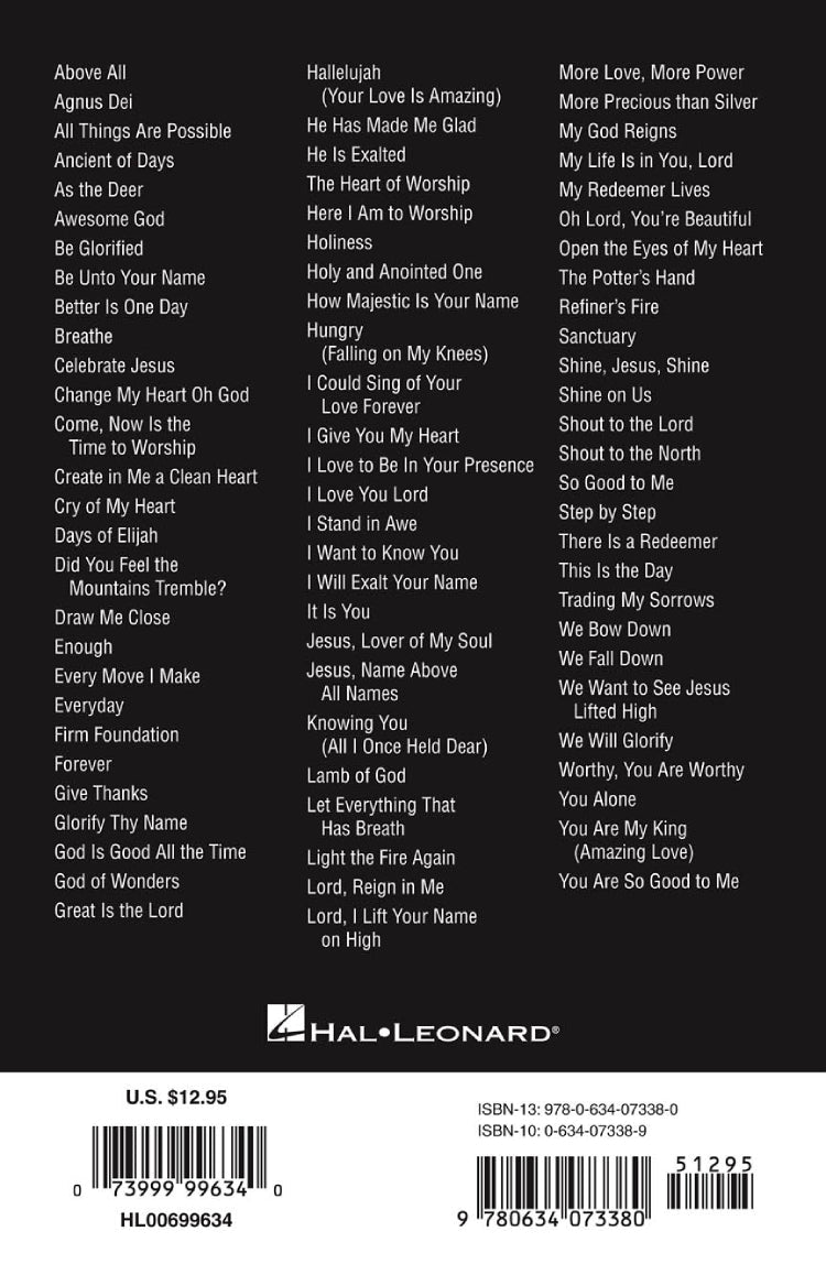 Praise & Worship Guitar Chord Songbook