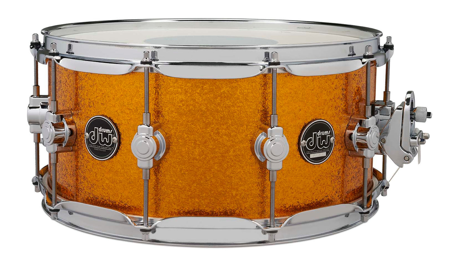 DW Performance Series 6.5" X 14" Gold Sparkle Snare Drum