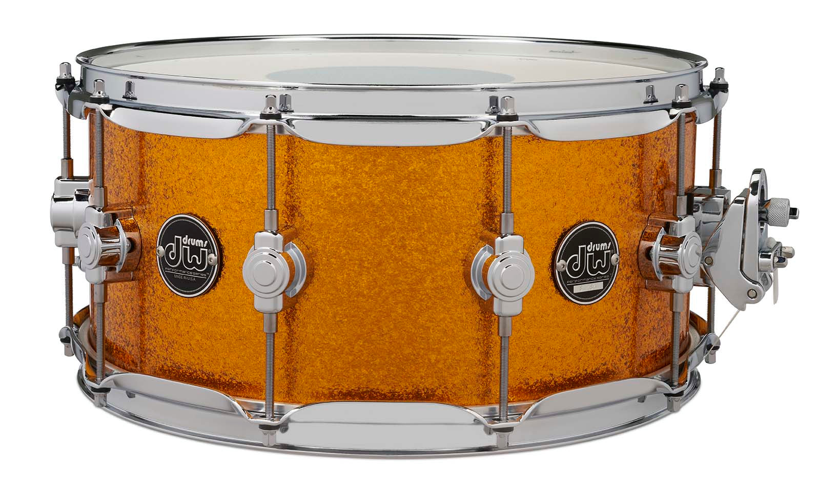 DW Performance Series 6.5" X 14" Gold Sparkle Snare Drum