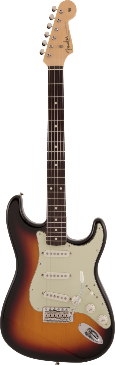 Fender Made in Japan Traditional 60s Stratocaster, Rosewood Fingerboard in 3 Color Sunburst