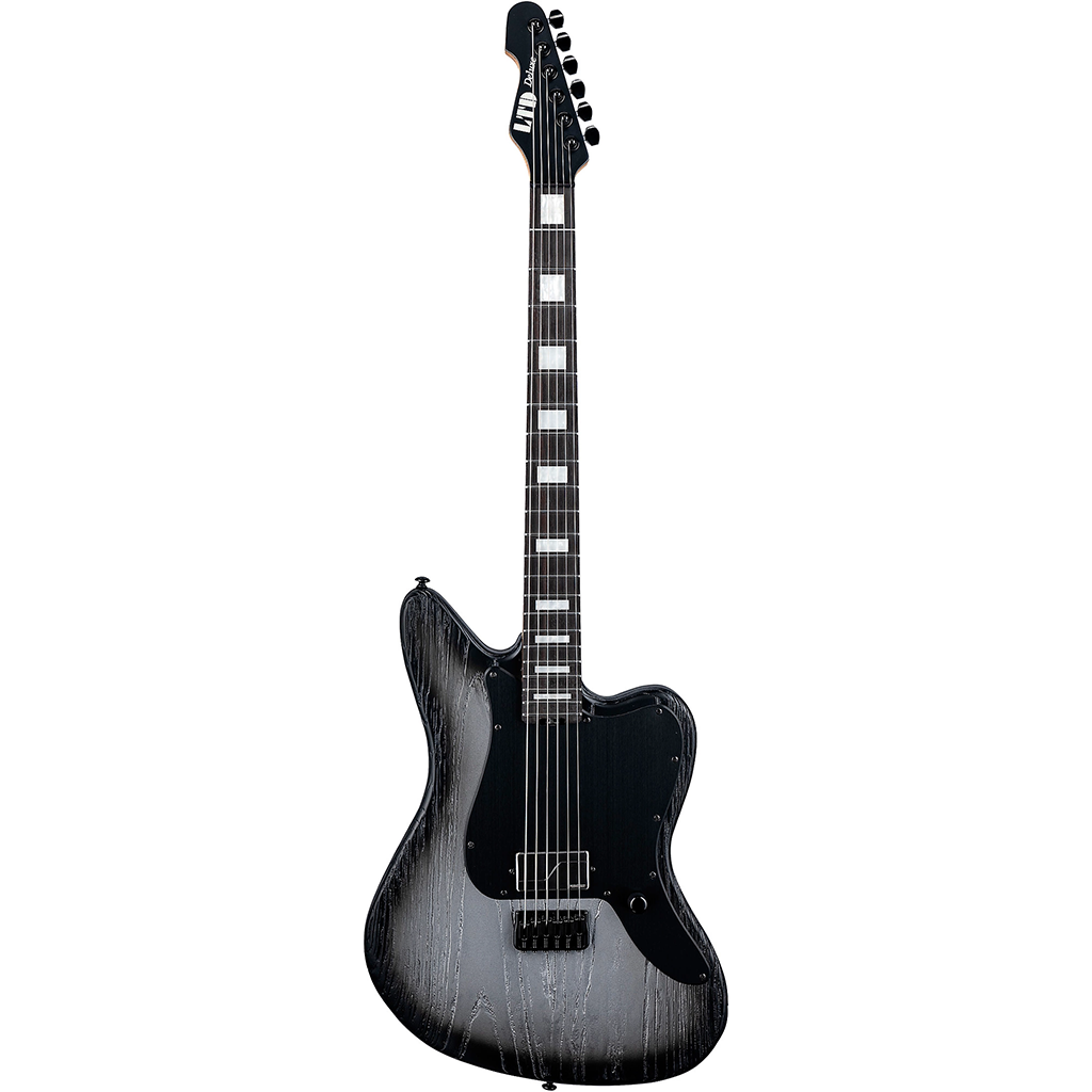 ESP LTD XJ-1 Baritone HT Electric Guitar in Silver Blast