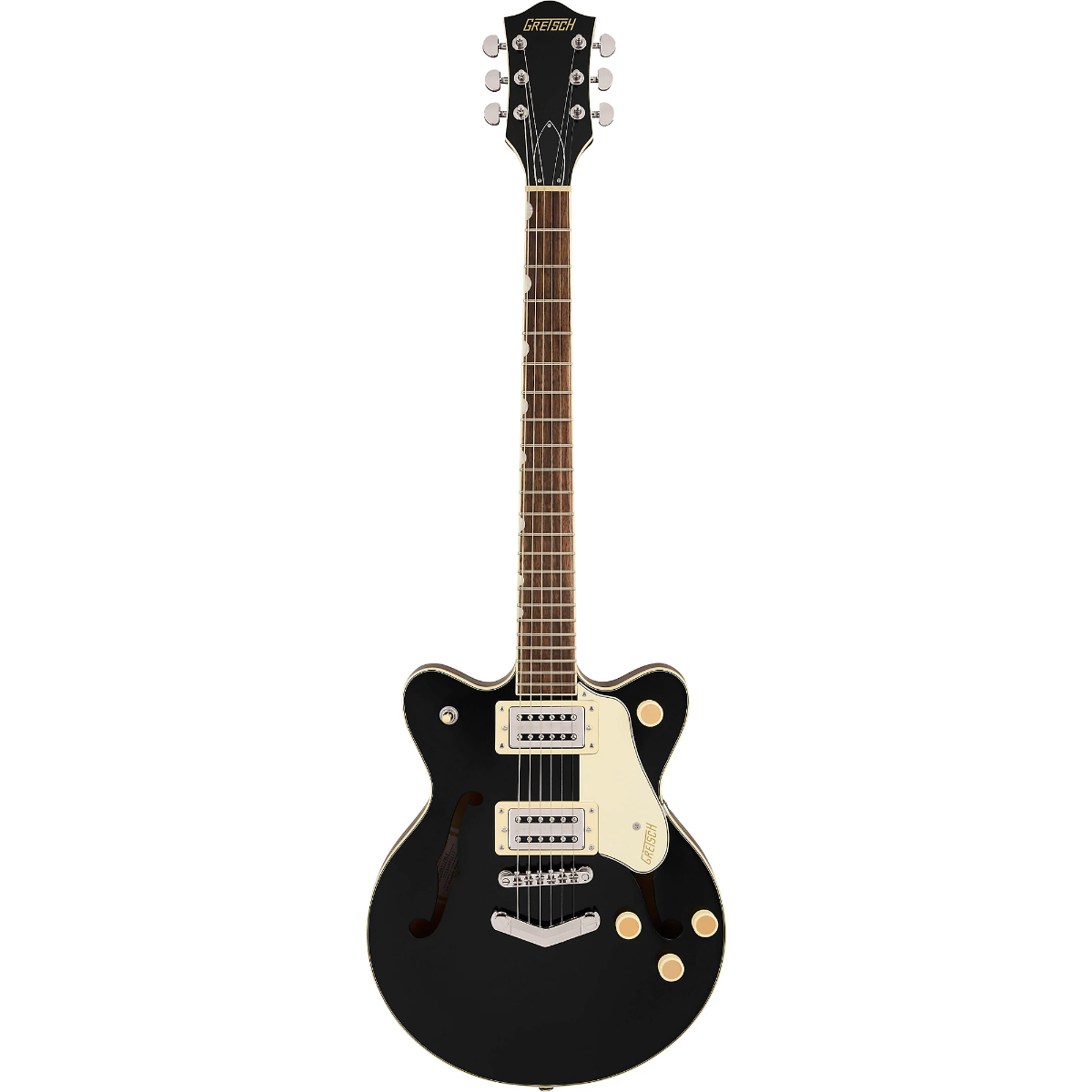 Gretsch G2655 Streamliner Center Block Jr. Double-Cut with V-Stoptail in Black