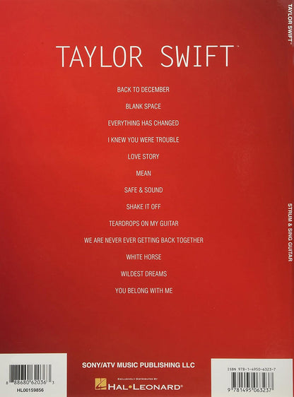 Taylor Swift Strum & Sing Guitar Lyrics Chords