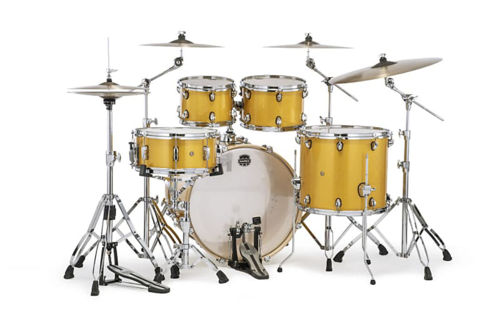 Mapex Mars Birch 5 piece Rock Shell Pack in Sunflower Sparkle
