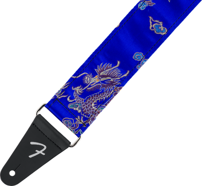 Fender Satin Dragon Strap in Royal Blue