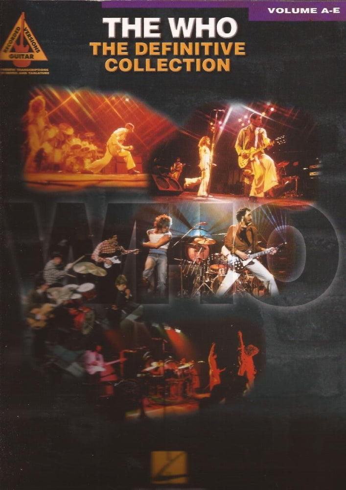 The Who Definitive Guitar Collection Vol. A-E Recorded Version Guitar Tab