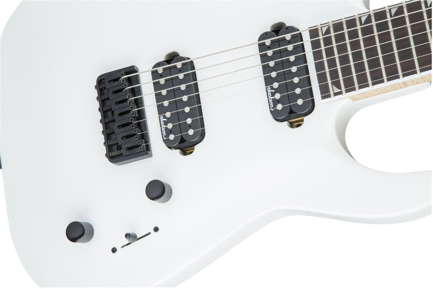 Jackson JS Series Dinky Arch Top JS32 7 DKA HT 7 String in Snow White
