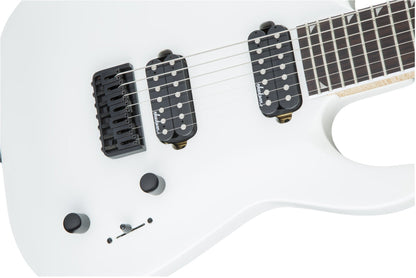 Jackson JS Series Dinky Arch Top JS32 7 DKA HT 7 String in Snow White