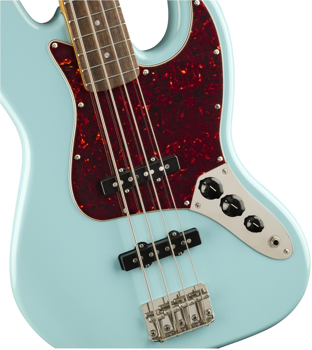 Squier Classic Vibe '60s Jazz Bass, Laurel Fingerboard in Daphne Blue