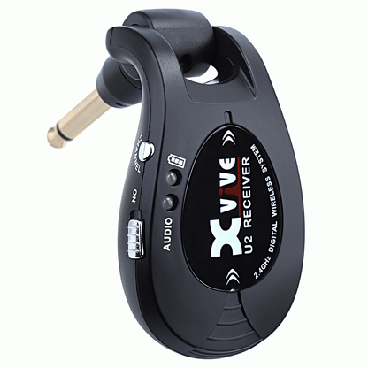 Xvive U2 2.4GHZ Guitar Wireless System in Black
