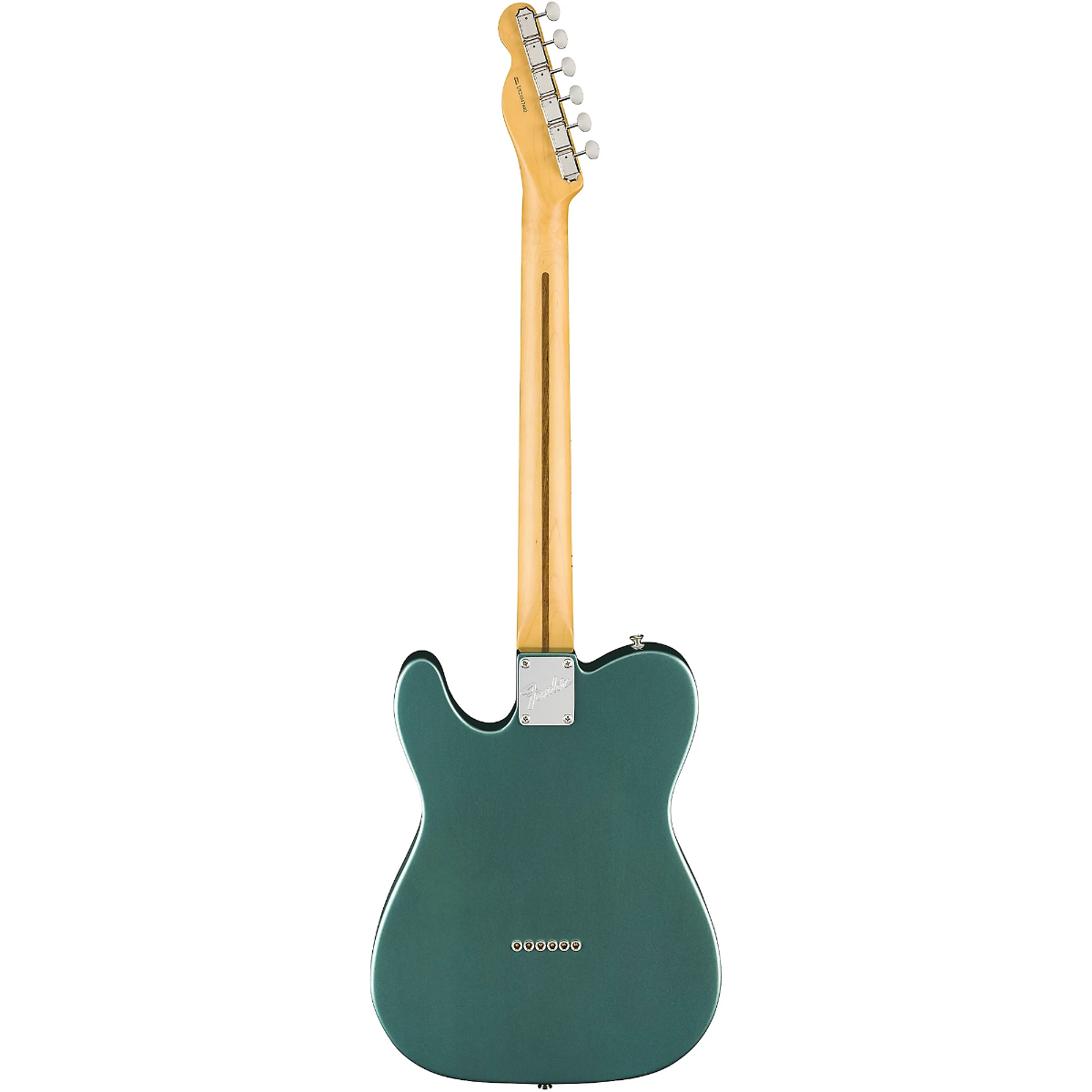 Fender American Professional Classic Telecaster Electric Guitar, Maple Fingerboard in Faded Sherwood Green Metallic