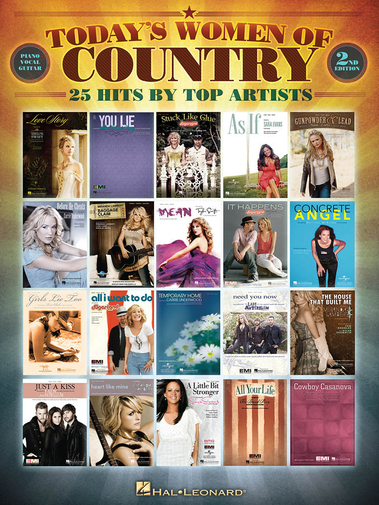 Today's Women Of Country 2nd Edition PVG
