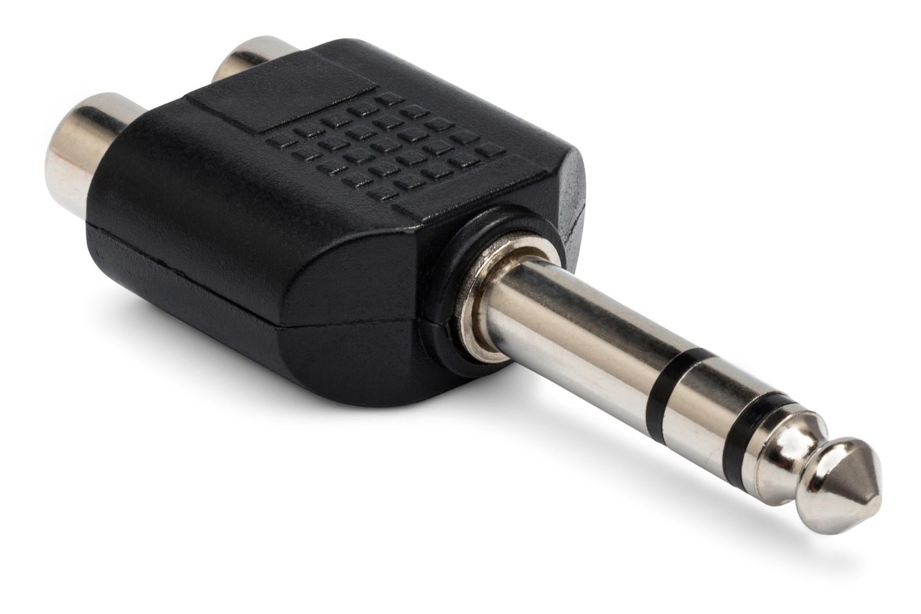 HOSA GPR484 Adapter Dual RCA To 1/4" TRS
