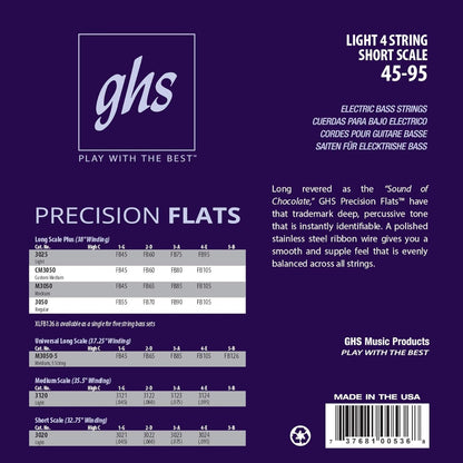 GHS 3020 Pressurewound Bass Guitar String 45-95 Gauge