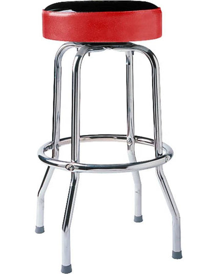 Fender® Red Sparkle Logo Barstool in Black/Red Sparkle 24"