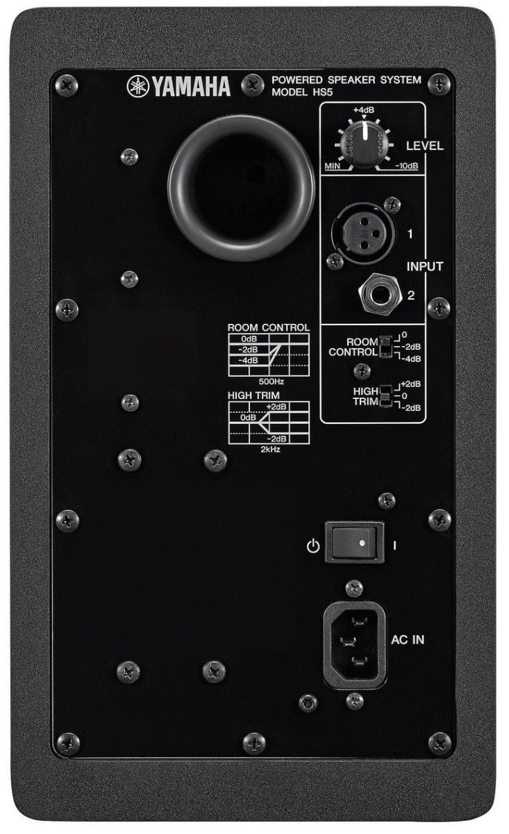 Yamaha HS5 Powered Studio Monitor Single in Black