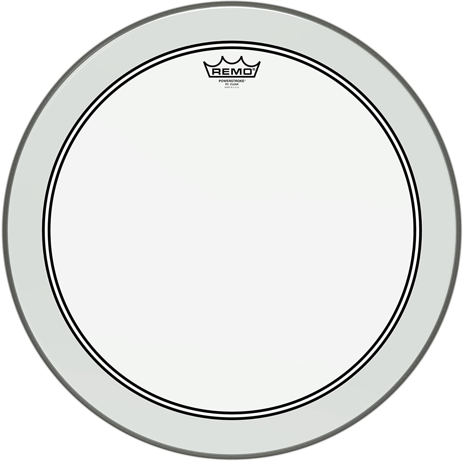 Remo Powerstroke 3 2.5" Impact Pad Clear 18" Bass Drumhead
