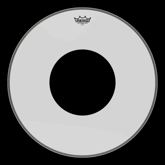 Remo Controlled Sound Clear Black Dot 22" Bass Drumhead