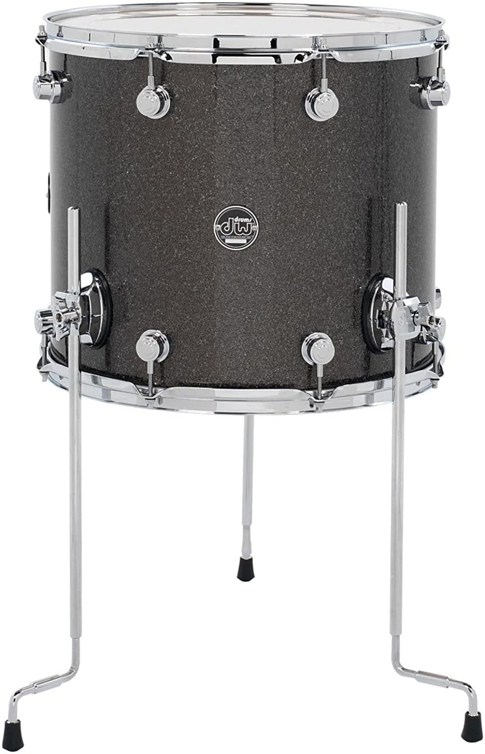 DW Performance Series Floor Tom 14x16" in Pewter Sparkle FinishPly