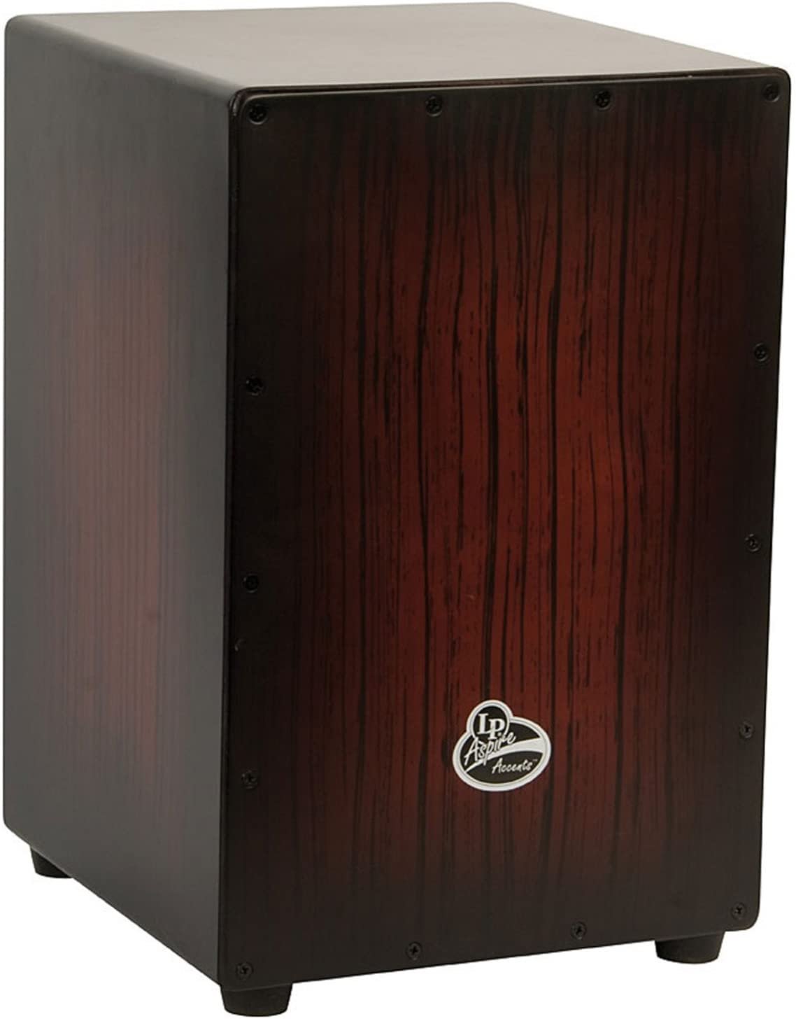 Latin Percussion Aspire Accents Cajon in Darkwood Streak