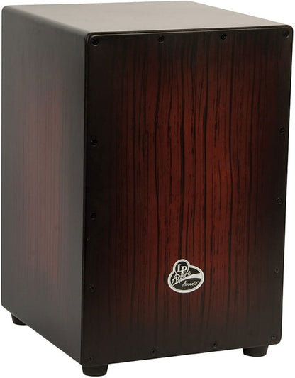 Latin Percussion Aspire Accents Cajon in Darkwood Streak