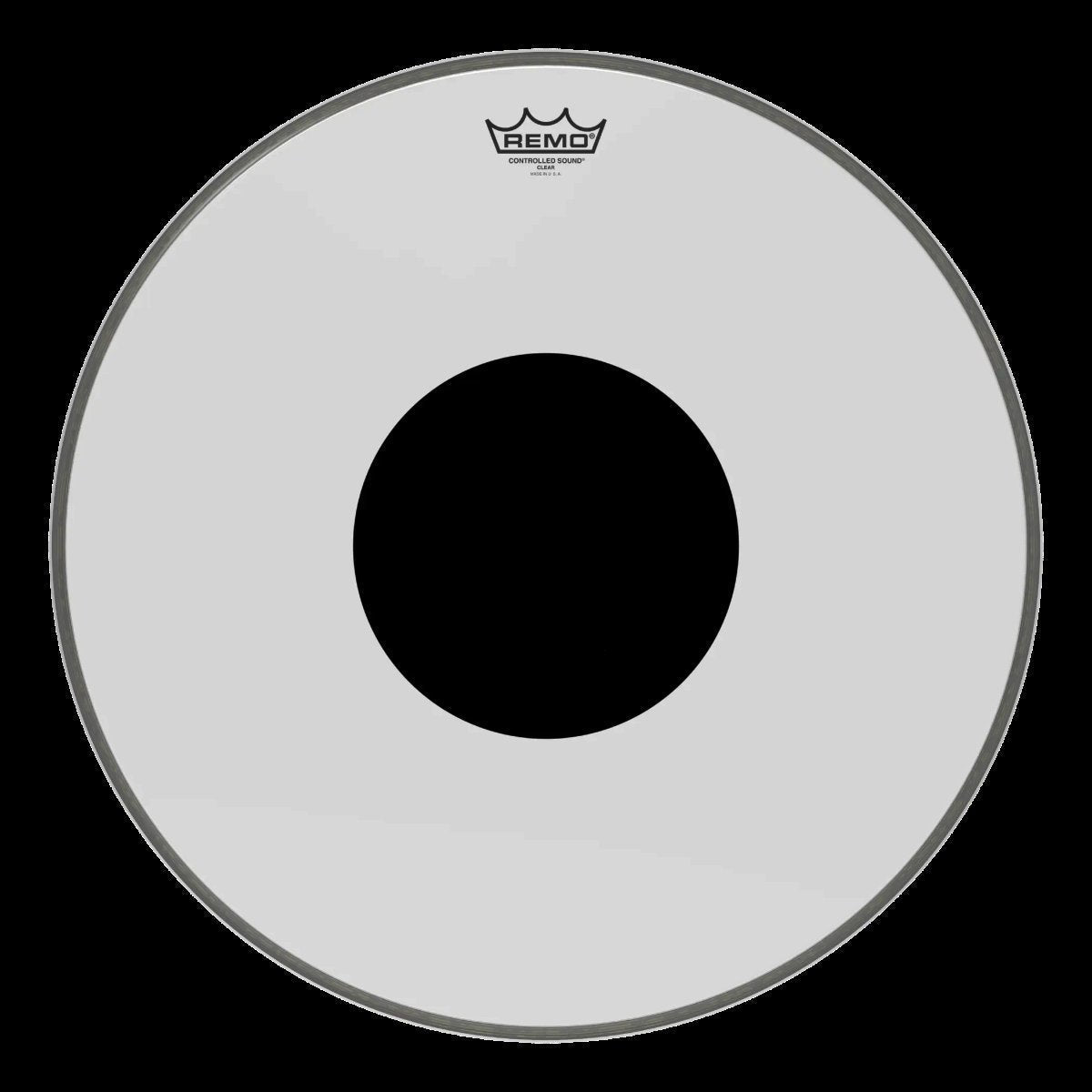 Remo Controlled Sound Clear Black Dot 20" Bass Drumhead