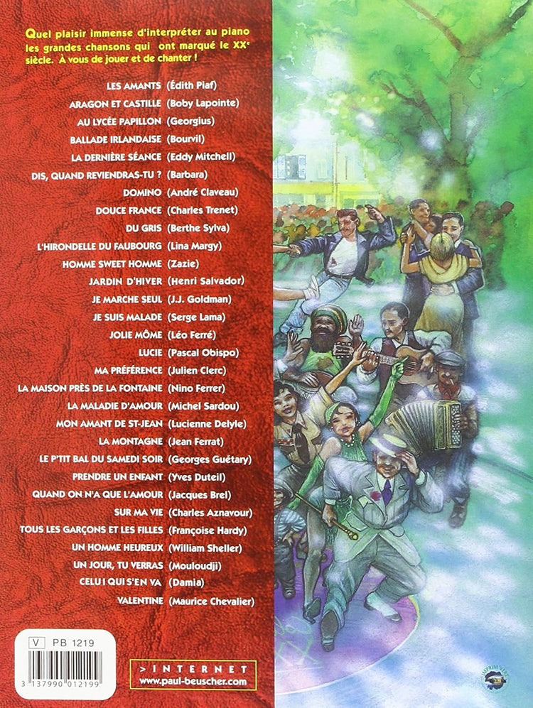 Chansons Francaise Du Xxe Siecle Vol 1