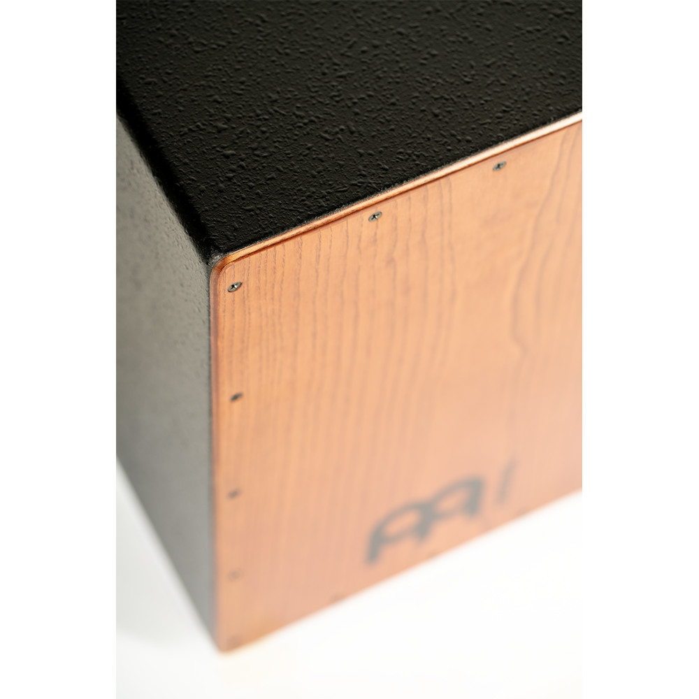 Meinl Percussion Headliner Series String Cajon in Black and Frontplate in American White Ash