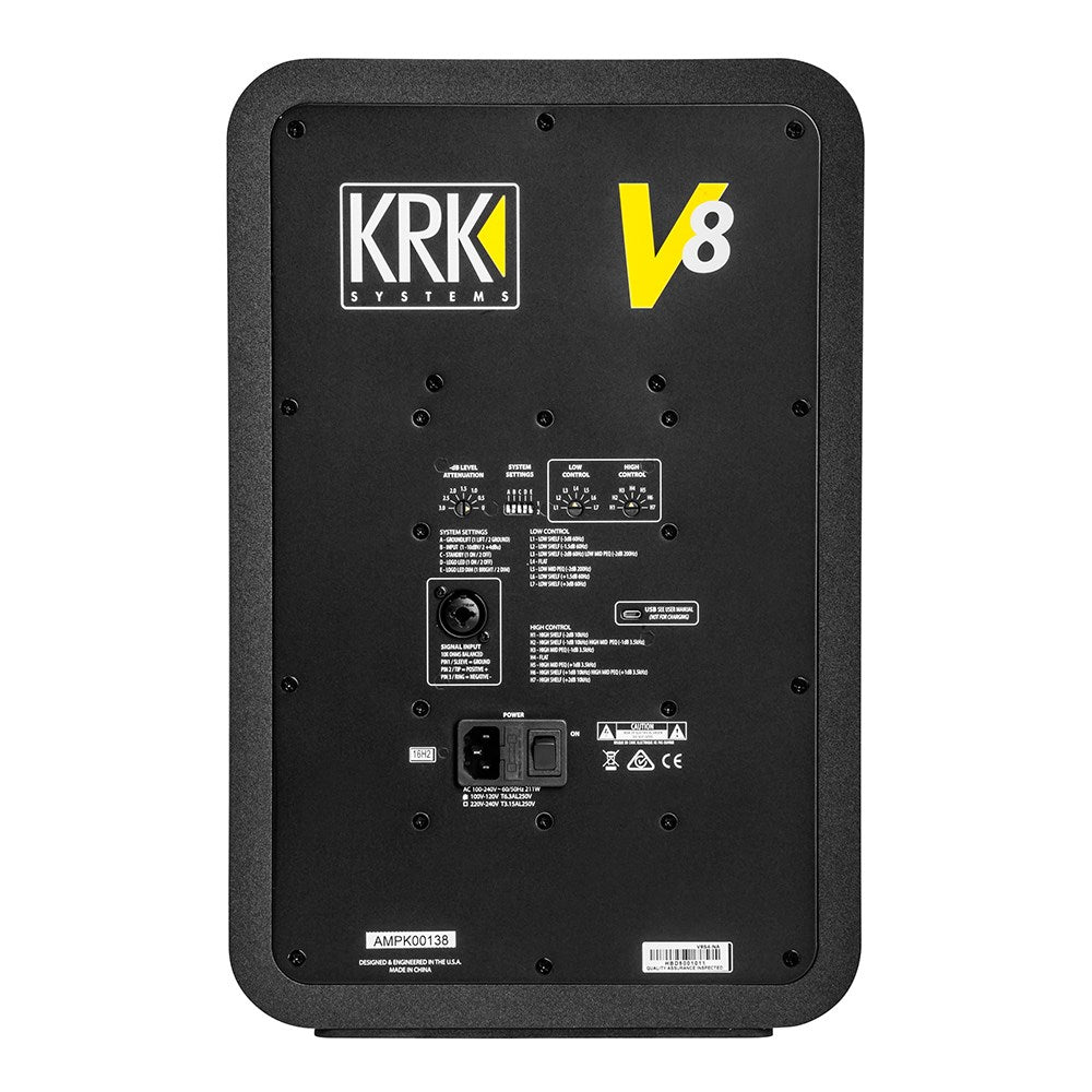 KRK V8 S4 Powered Single Studio Monitor