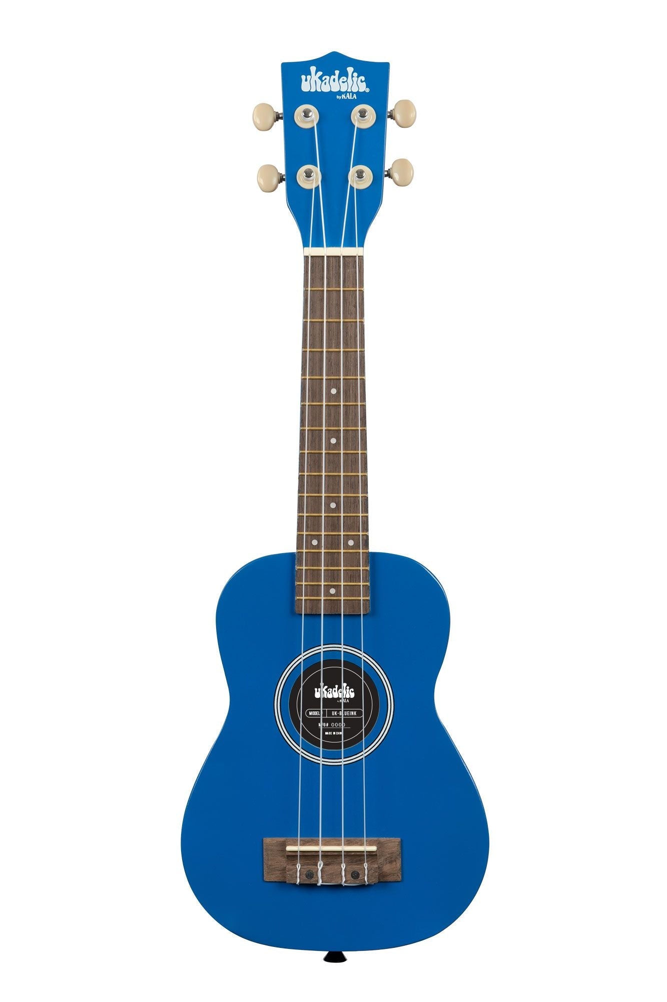 Kala Ukadelic Soprano Ukulele in Blue Ink