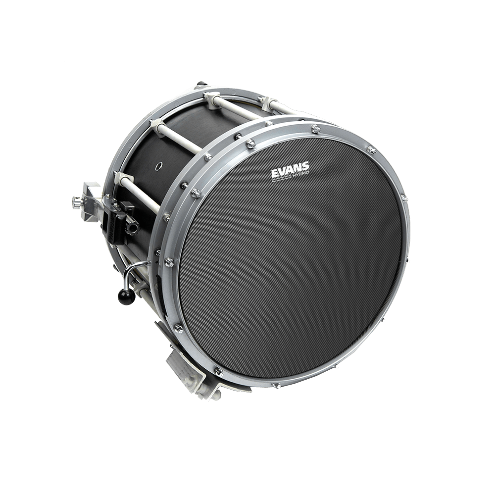 Evans Hybrid Grey Marching Snare 14" Drum Head