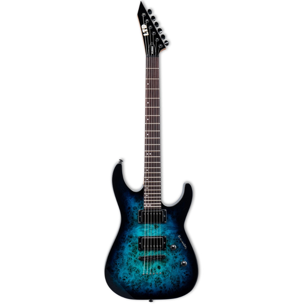 ESP LTD M-200DX NT Electric Guitar in Blue Burst
