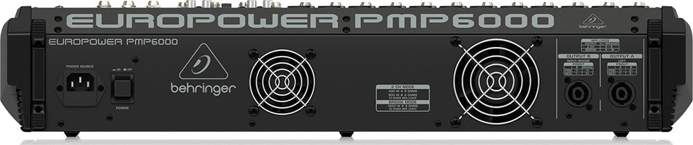 Behringer EuroPower PMP6000 1600W 20 Channel Powered Mixer