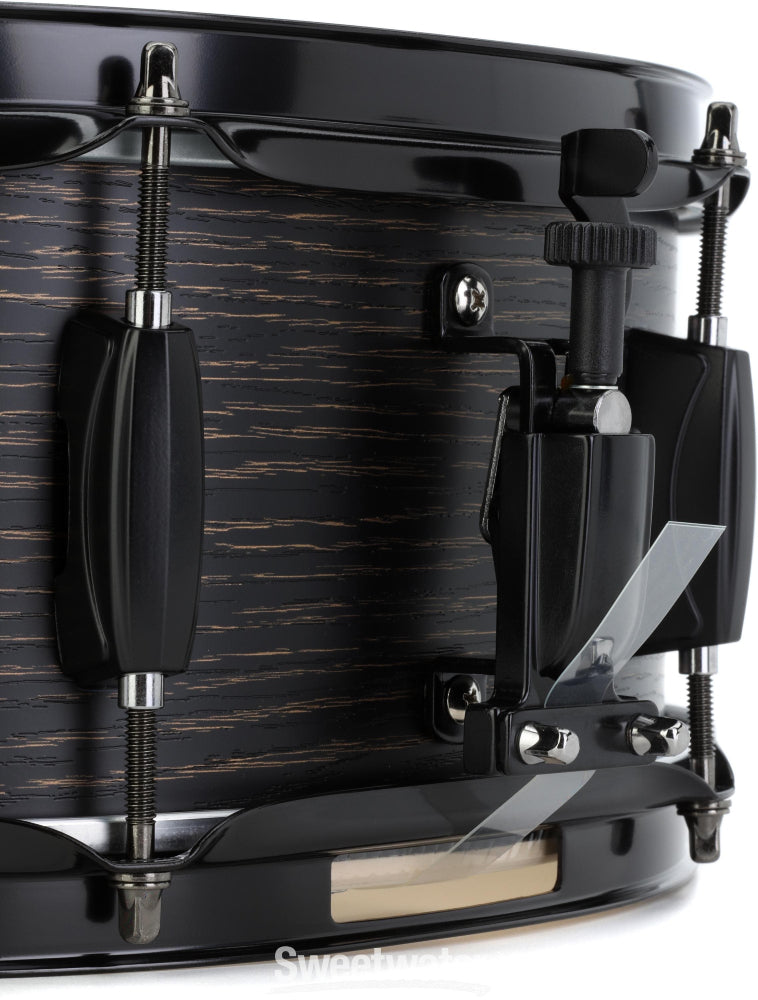 Tama Woodworks 14” x 5.5” Snare Drum in Black Oak Wrap