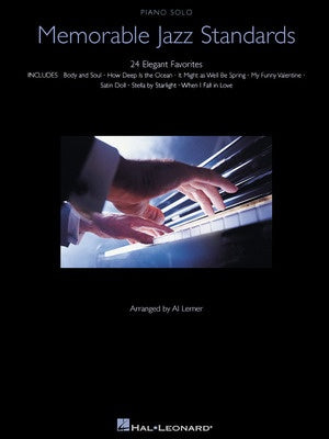 MEMORABLE JAZZ STANDARDS PIANO SOLO