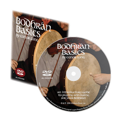 Waltons 18 Inch Gaelic Cross Bodhran Pack and Beater and DVD and Bag