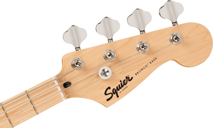 Squier FSR Squier Sonic Bronco Bass, Maple Fingerboard, Black Pickguard in California Blue