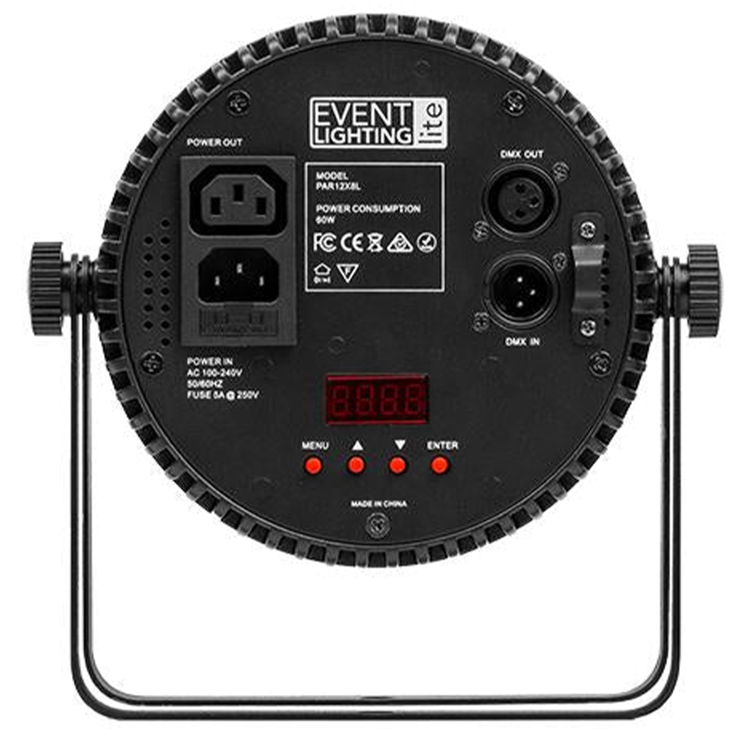 Event Lighting Lite PAR12X8L - Indoor Lite Par with 12 x 8W RGBW LEDs