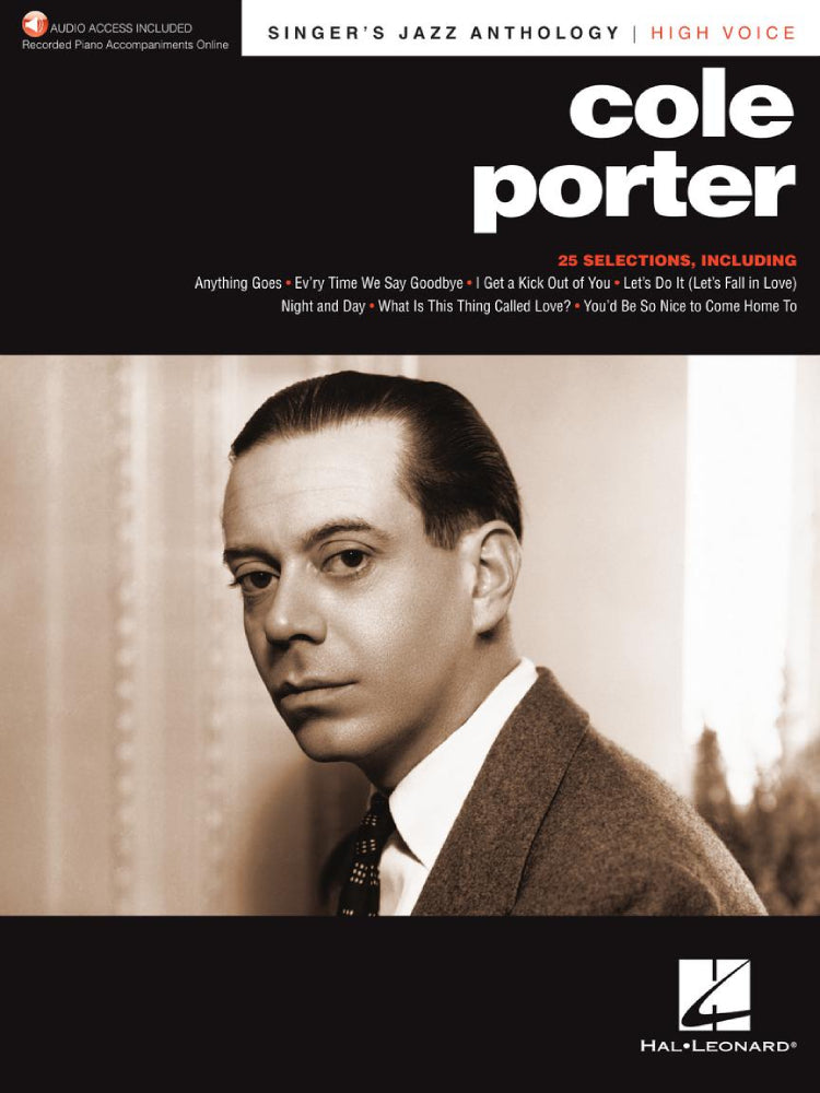 Cole Porter Singer's Jazz Anthology High Voice BK/OLA