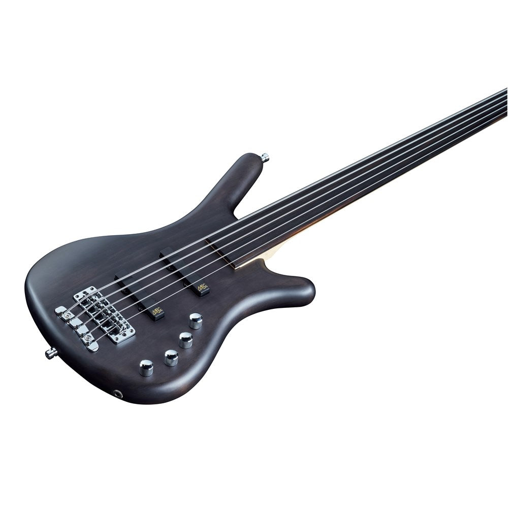 Warwick RockBass Corvette Basic 5-String Fretless in Nirvana Black Transparent Satin